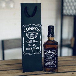 Personalised Jack Daniels Style Gift Bag